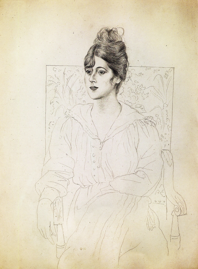 Picasso Portrait of Madame Patri 1918